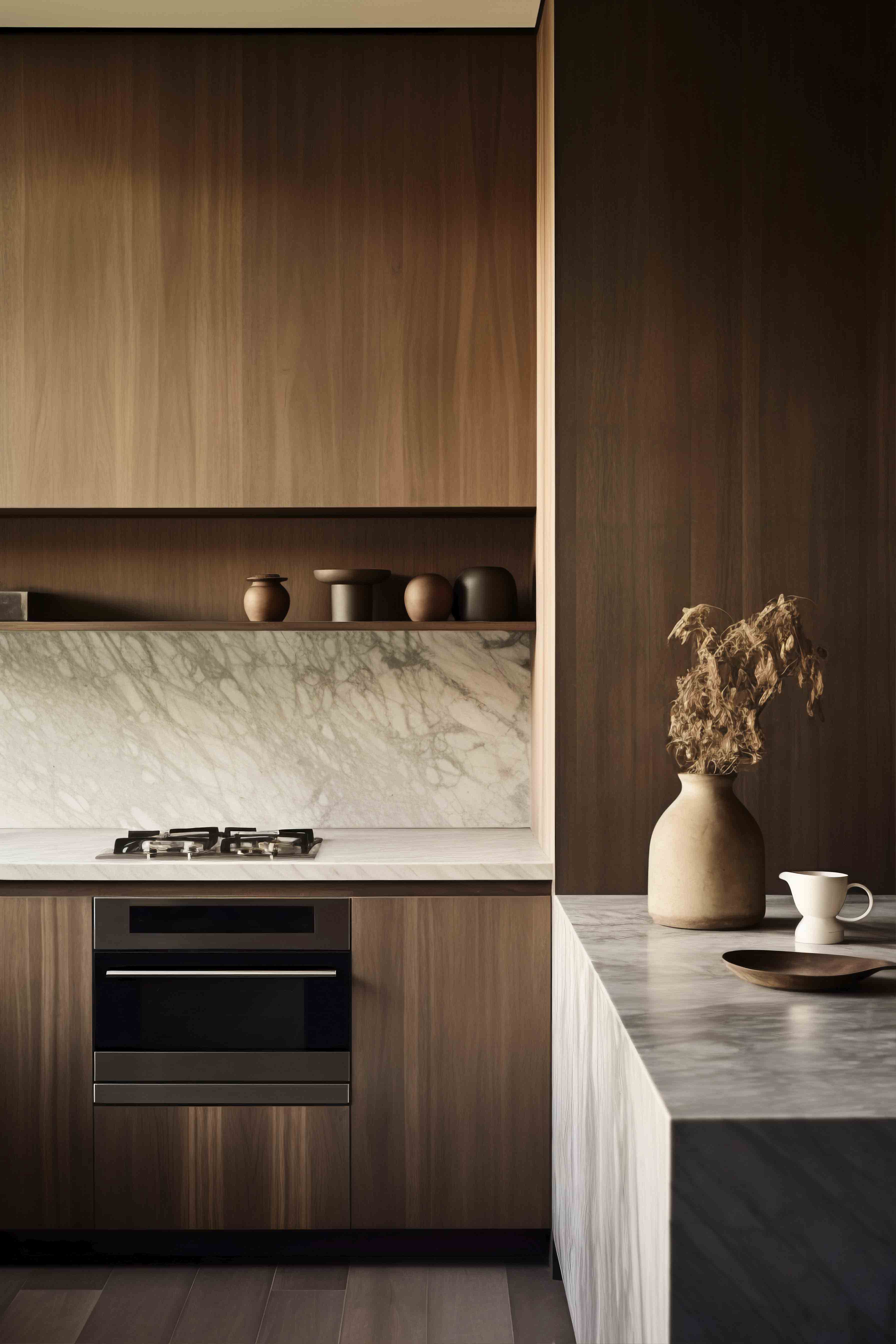 Puerta blanca de diseño moderno en pared clara